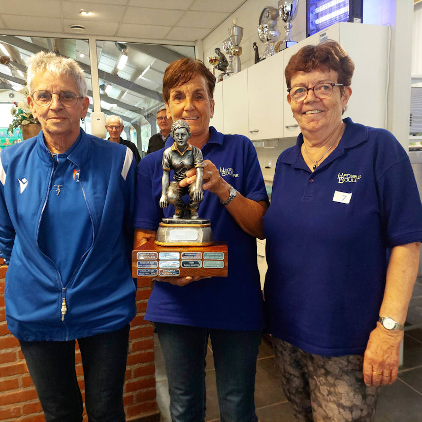 Winnaars Damestoernooi 2025