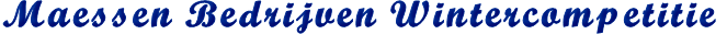 Maessen Bedrijven Wintercompetitie